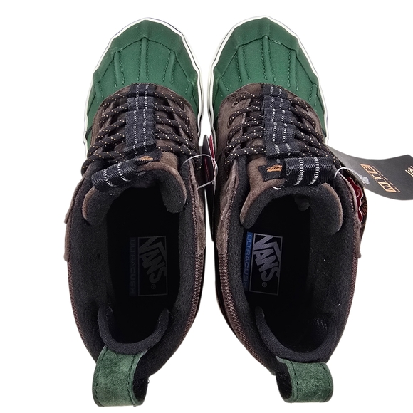 VANS Sk8-Hi MTE-2 Del Pato Waterproof Duck Boots Brown/Green M sz 8.5/W 10 *NWT - Picture 9 of 13